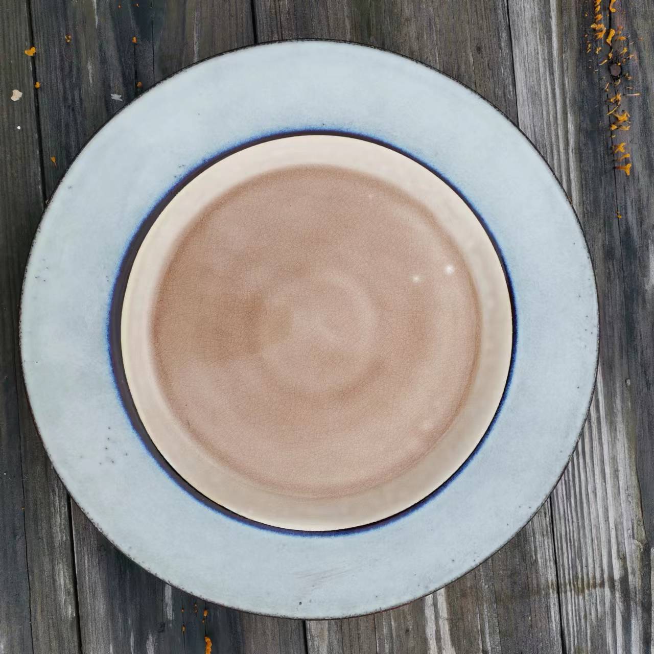 Grieta de hielo creativo plato de forma especial de alta apariencia postre de cerámica bandeja de té plato de hogar plato de ensalada de frutas plato occidental