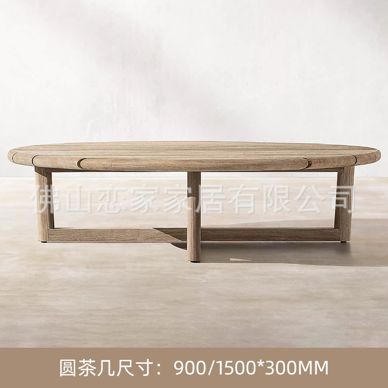 Venta directa de fábrica sofá de ocio de teca al aire libre nórdico villa moderna patio jardín hotel al aire libre asiento de terraza