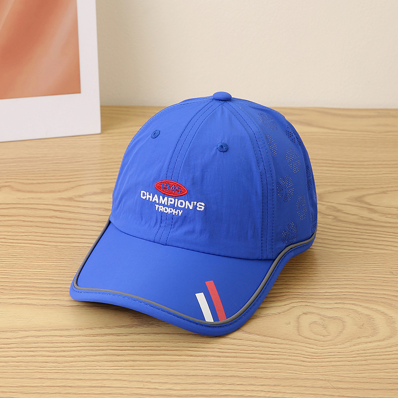 Kids Casual Sun Hat UPF 50+ Korean-style Lightweight Children's Solid Color Baseball Cap, New Quick-dry For Boys And Girls, Outdoor Brehable Sun_voghion.com