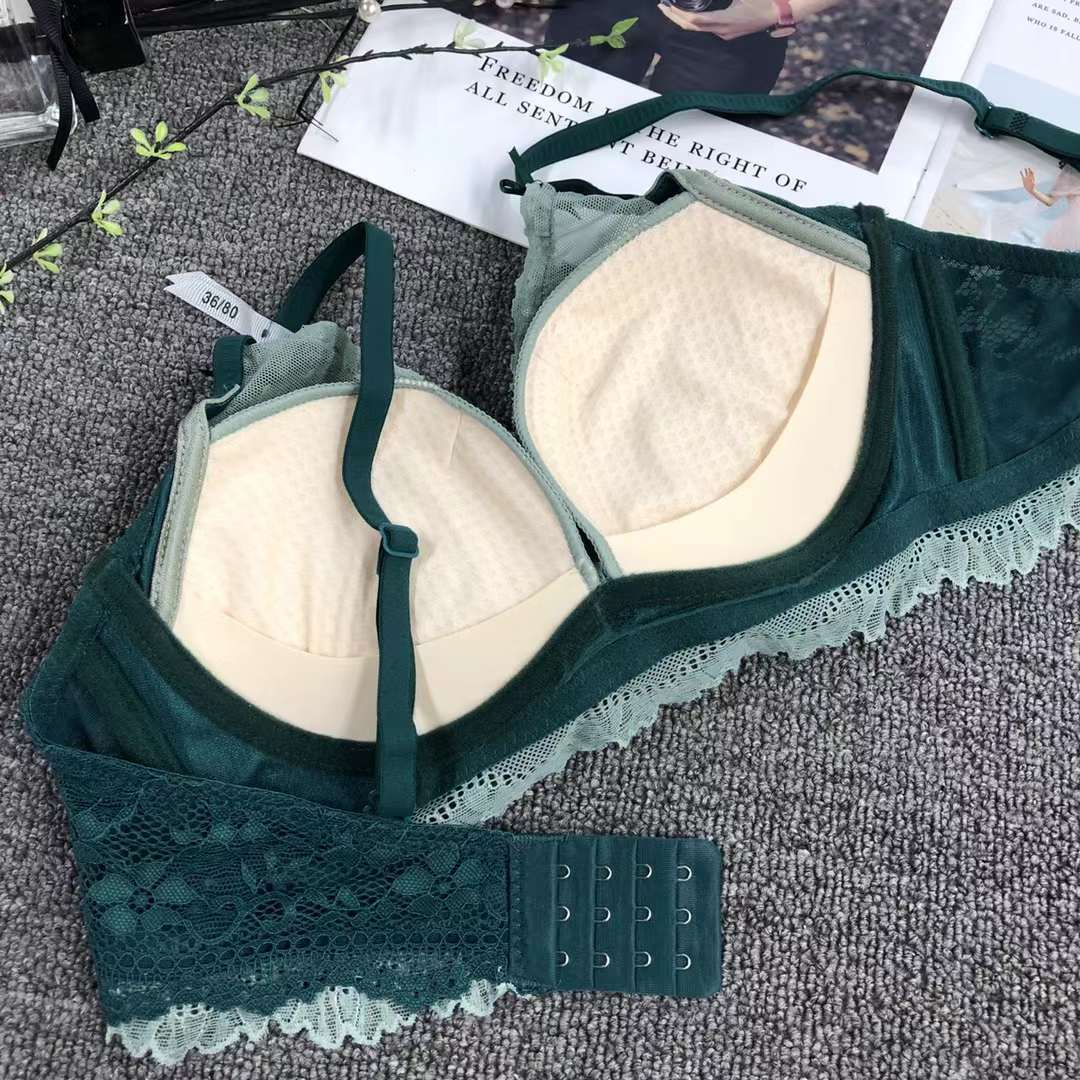 Nuevo Sujetador de encaje cintura ajustable que adelgaza la ropa interior de pecho pequeño empuja hacia arriba la ropa interior cómoda empuja hacia arriba el sujetador sin costuras