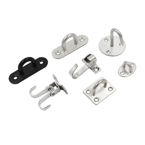 Pure stainless steel hook U-shaped fixed fan hook chandelier fixed iron ring hook sandbag bag fixed hook