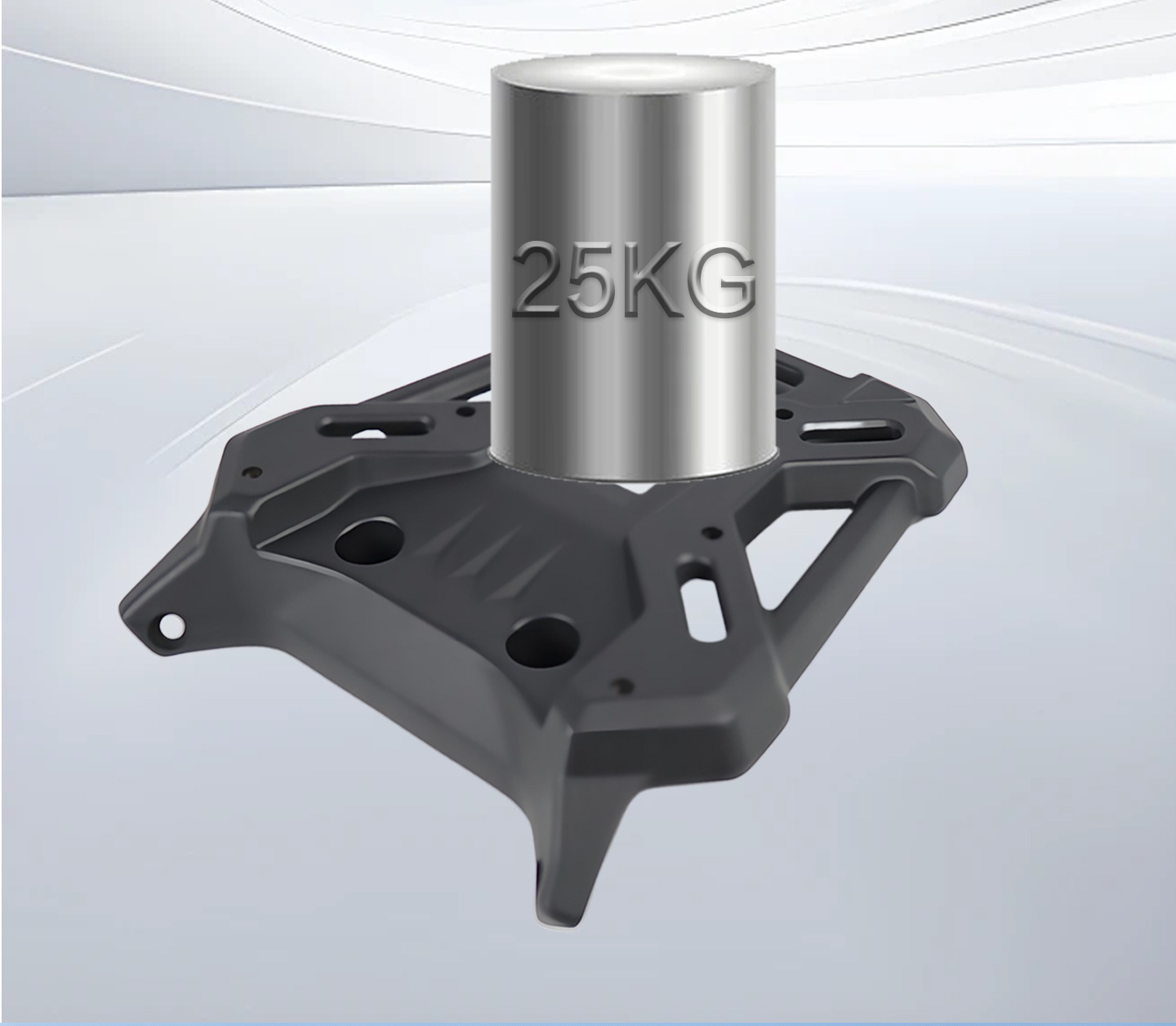 Star Rider Is Suitable for Zontes 368g Aluminum Alloy Rear Rack, Trunk Modification Rack, Tail Box Bracket Modification Accessories