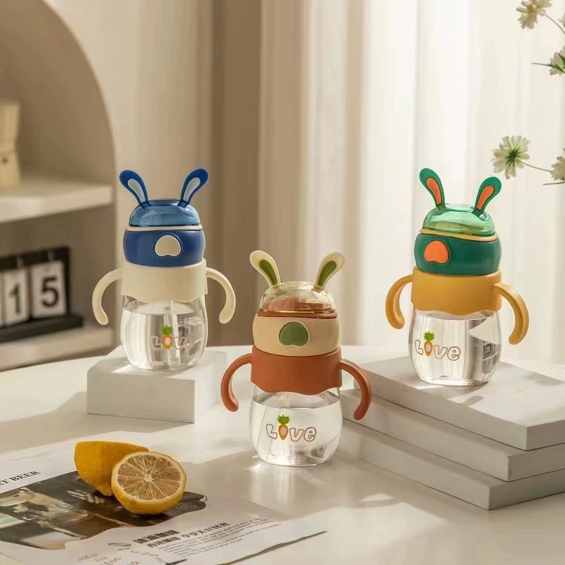 Детский стакан со стеклом для детского сада и учеников, милый рисунок Rabbit, чайник, новая коллекция