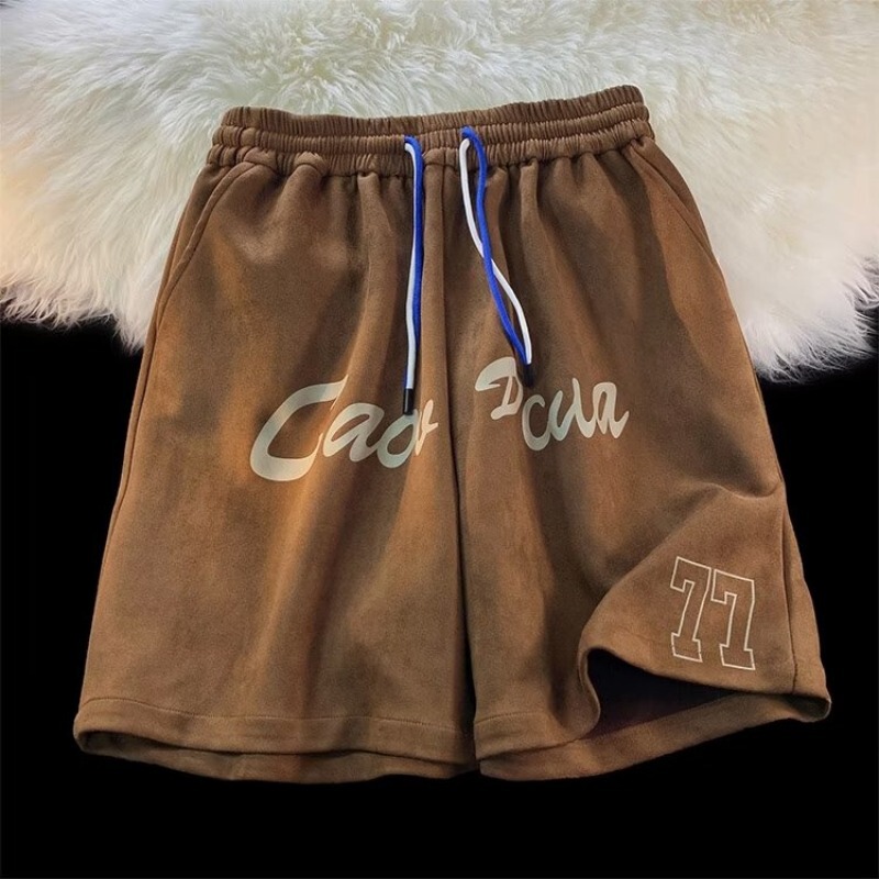American Shorts Men's Summer New Hong Kong Style Ins Trendy Brand Straight Basketball Sports Pants Loose Casual Large Pants