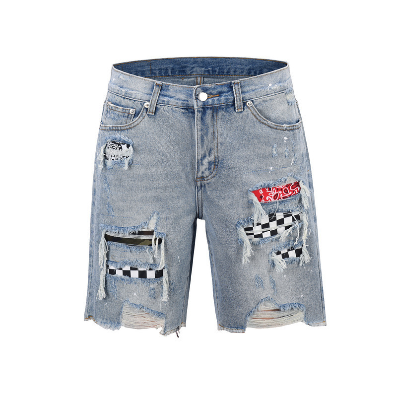 Cashew Flower Denim Shorts Knee Break Denim Shorts Denim Break Shorts shorts jeans Cashew Flower Denim Shorts Knee Break Denim Shorts Denim Break Shorts shorts jeans