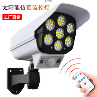 Engineering Commercial Anti-Theft Surveillance Human Body Sensor Street Light Solar Charging Ac 260V Courtyard Lighting Fixtures
