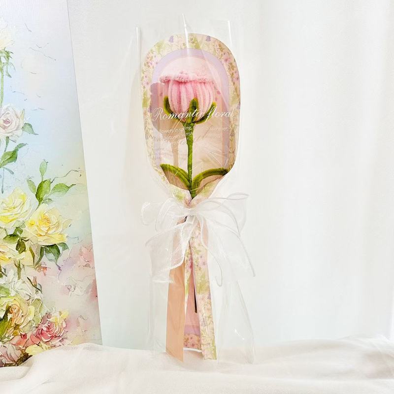 纯手工扭扭棒玫瑰花束成品仿真玫瑰单只花束七夕情人节送女友闺蜜|undefined