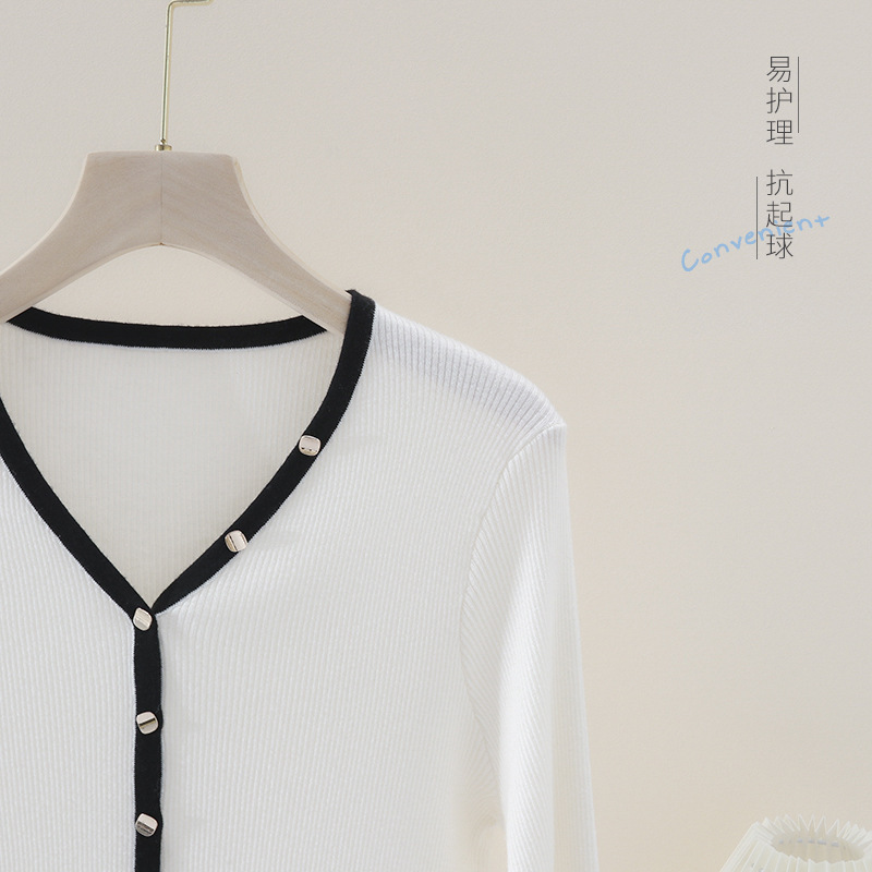 25 New Autumn and Winter Style-E*P Same Style French Machine Washable Wool Knitted Cardigan Asymmetrical Design Thin Sweater 25 New Autumn and Winter Style-E*P Same Style French Machine Washable Wool Knitted Cardigan Asymmetrical Design Thin Sweater