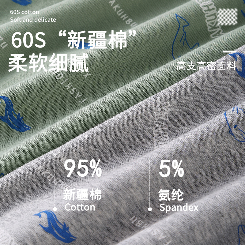 Ropa interior de algodón Hombre antibacteriano entrepierna juvenil Boxer shorts deportes más tamaño Boxer shorts Hombre Ropa interior de algodón puro