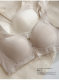 Japanese 100% Silk Mulberry Silk Non-Marring Non-Marring Anti-Sagging Underwear Women's Small Chest Push-up Bra