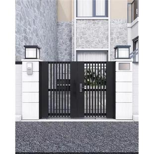 Aluminum Alloy Villa Courtyard Door Outdoor Garden Door Electric Single and Double Opening Mother-In-Law Door Yard Fence Gate