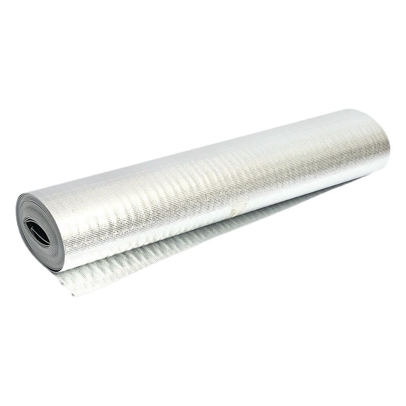 PE двухсторонняя жемчужно-хлопковая алюминиевая пленка может быть разрезана на крышу Водонепроницаемая Изоляция солнцезащитный козырек композитная Двусторонняя алюминиевая пленка оптом