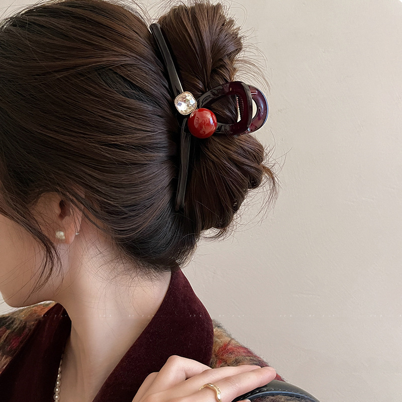 라지 스퀘어 다이아몬드 레드 펄] 글로시 그리퍼