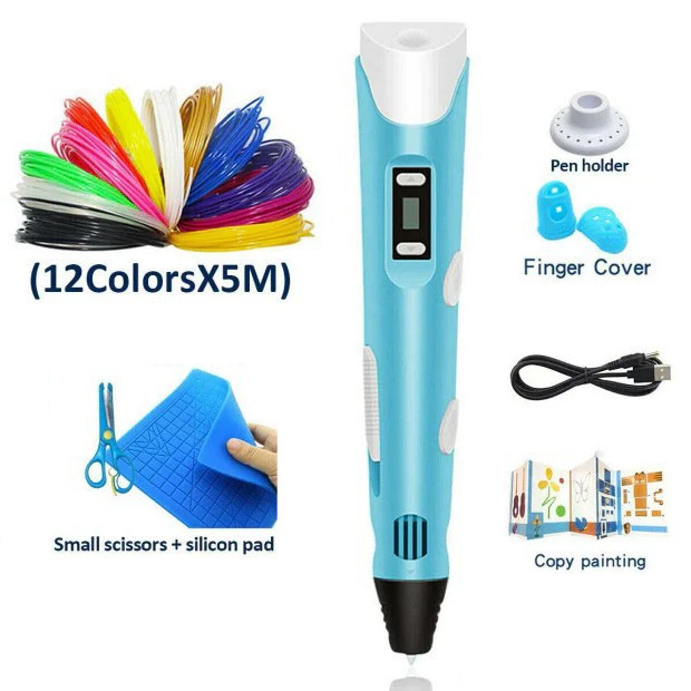 Cross-border 3D Printed Stroke Book Silicone Resistente al quemado Muñeco accesorios periféricos DIY gratuitos Bolsa de almacenamiento Consumibles PLA