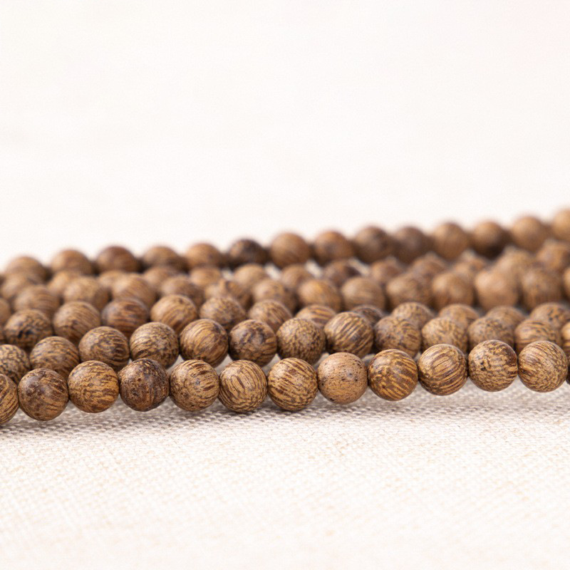 Scarlet wood rosary