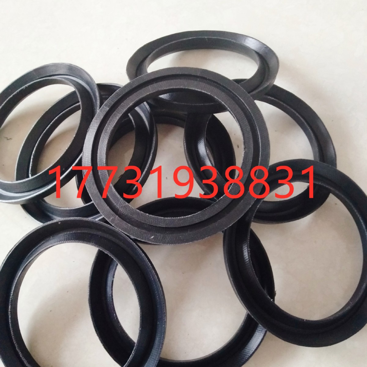 V型加布组合密封圈硅橡胶VA,VS水封氟胶异形件等耐温