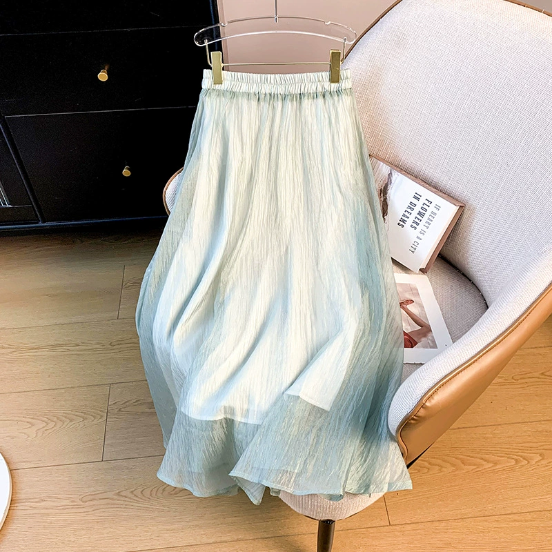 Настоящая фотография нового китайского стиля, улучшенная династия Хань, элегантная ретро-национальная драпированная классическая юбка в этническом стиле, ретро-юбка