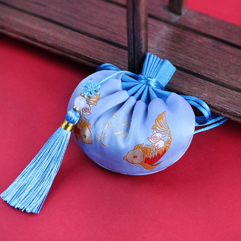 Dragon Boat Festival repelente de mosquitos bolsita de brocado bolsita vacía bolsita portátil antiguo coche colgante Dragon Boat Festival regalo