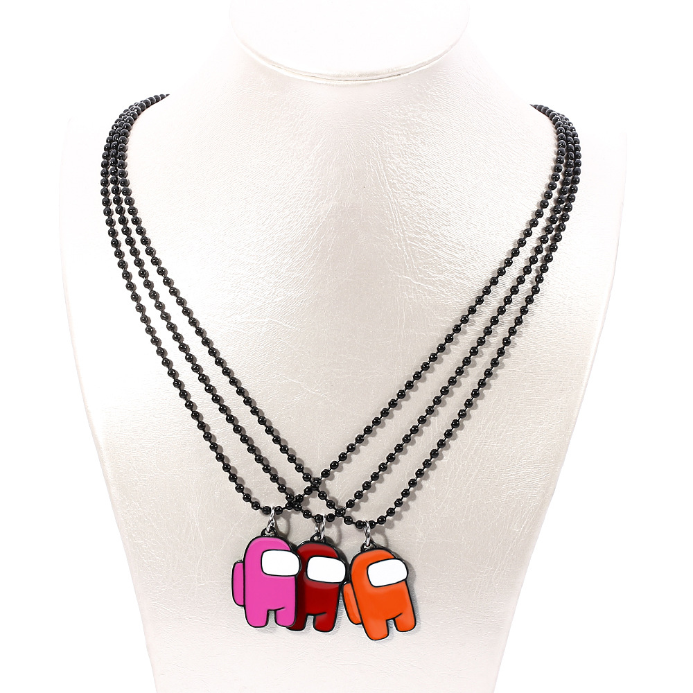 Transfronterizo nuevo al por mayor entre nosotros juego periférico collar espacio Hombre Lobo matando collar en stock