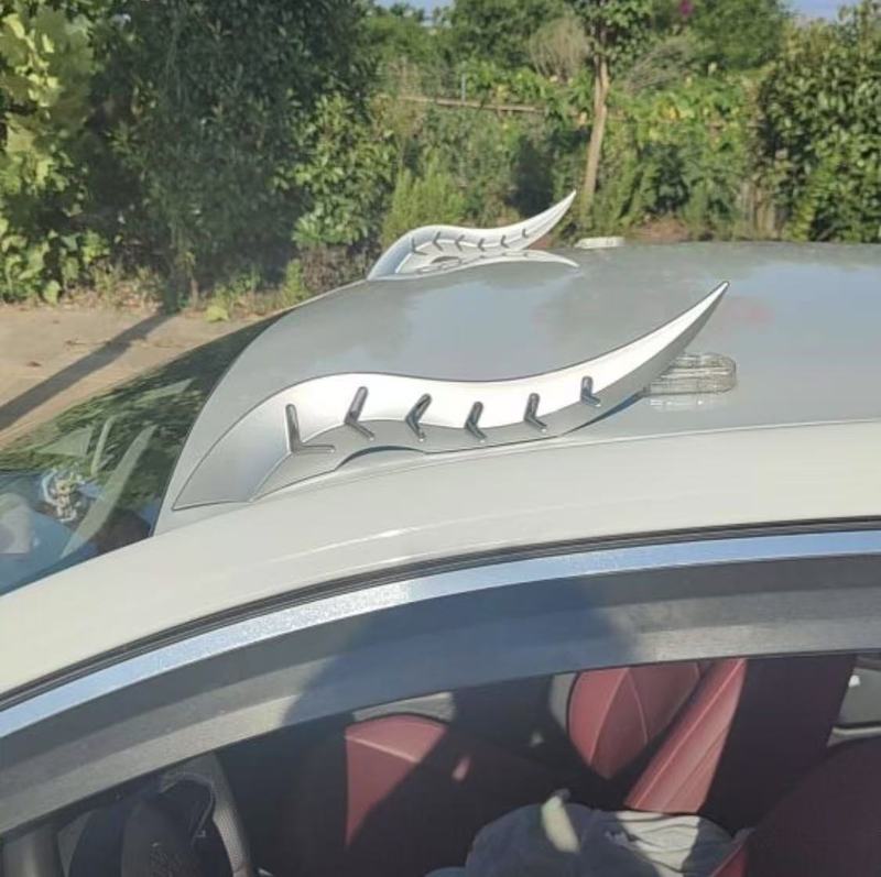 亚马逊热销 Car Roof Dragon Horn Modification汽车龙角改装装饰|undefined