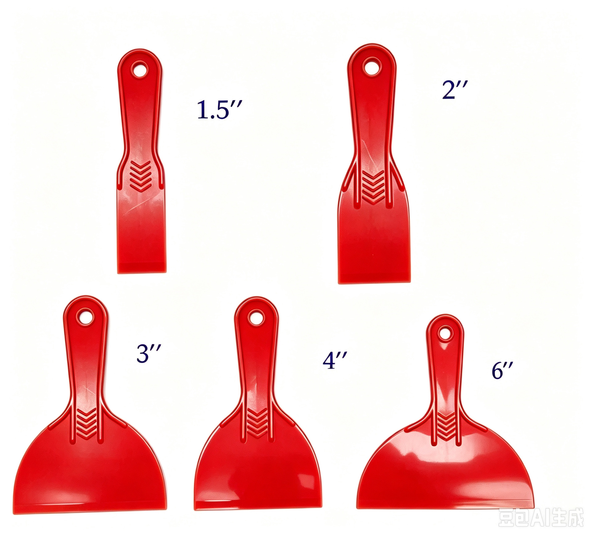 Espátula de plástico papel pintado de plástico raspador cuchillo de masilla raspador de silicona raspador de película de coche