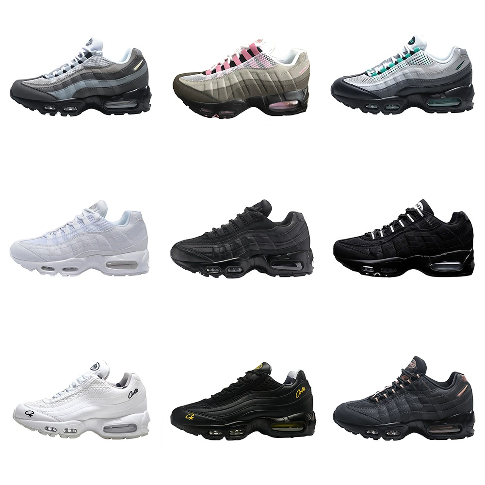 Putian Shoes Pure Original Cross-Border Air Max 95 Air Cushion Shoes Wear-Resistant Shock-Absorbing Elastic Cushioning Men's and Women's Sports Running Shoes Putian Shoes Pure Original Cross-Border Air Max 95 Air Cushion Shoes Wear-Resistant Shock-Absorbing Elastic Cushioning Men's and Women's Sports Running Shoes