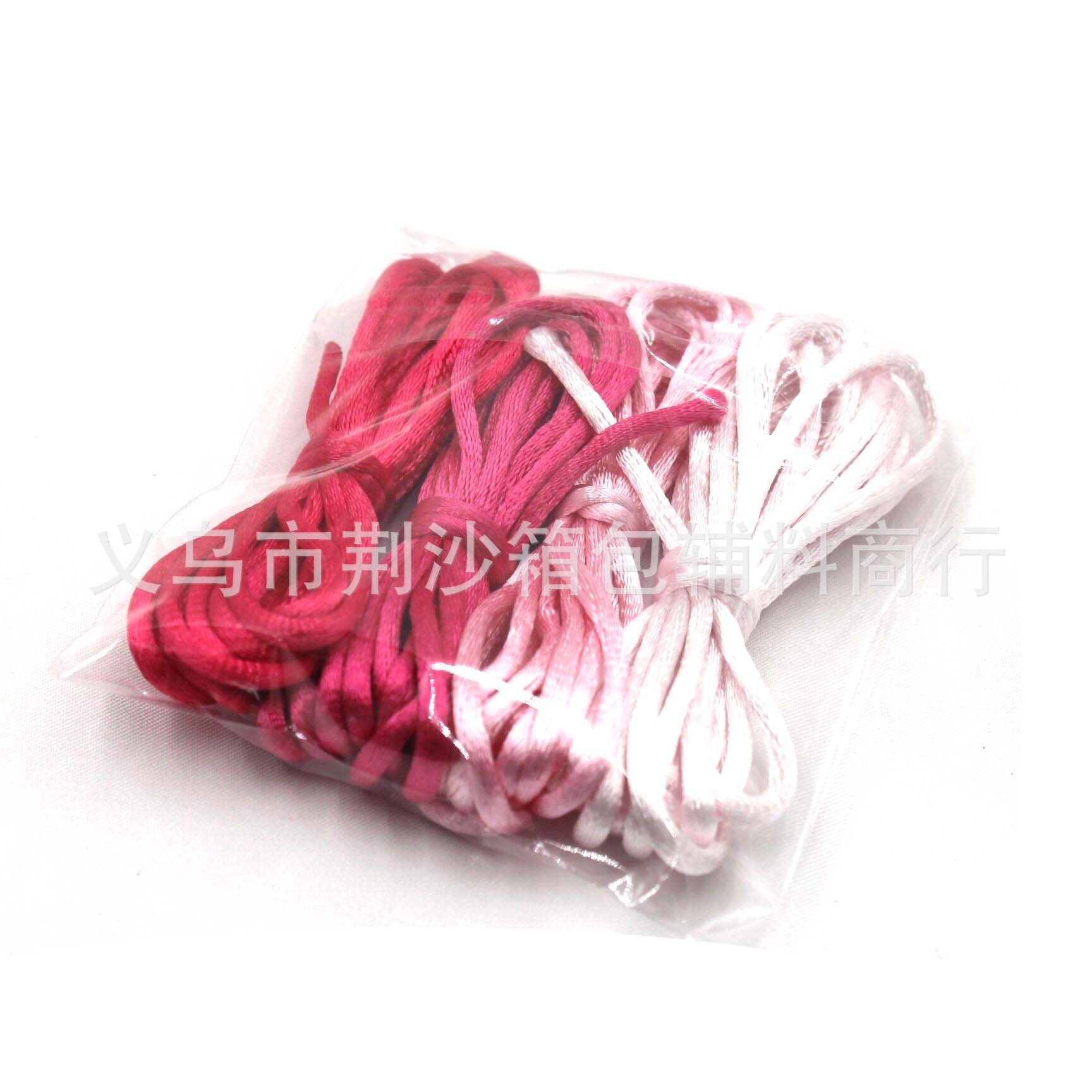 Hilo de seda coreano colorido de 2 mm, 2 metros/paquete, material para pulseras de joyería hechas a mano, gran cantidad, excelente precio.