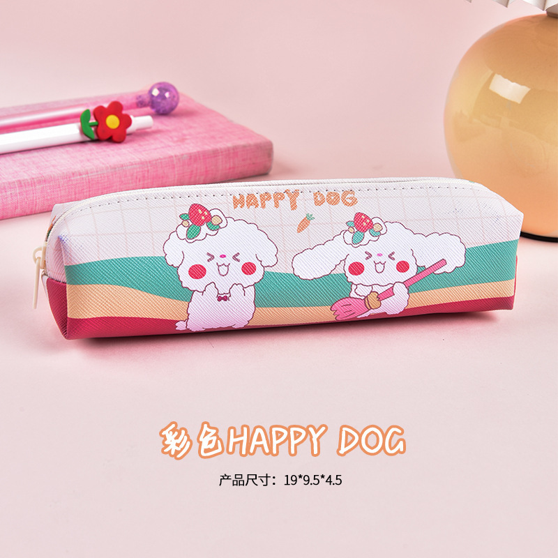 学生漫画pu鉛筆袋かわいいクリエイティブ文房具収納袋ポイント交換プレゼント賞品卸売り筆箱