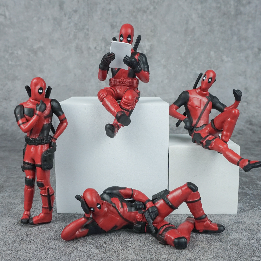 Modelo de figura de Deadpool transfronterizo