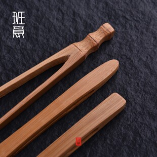 ⊕ Tea Clip Bamboo Cup Clip Set Tea Ceremony Tweezers Kung Fu Six Gentlemen Accessories Tea Ceremony Tea Accessories Tea Clip
