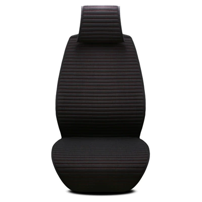 Linen Single-Piece, Suitable for All | Universal seat cover - black-standard-edition-ds-d-07-universal-seat-cover-single-seatset