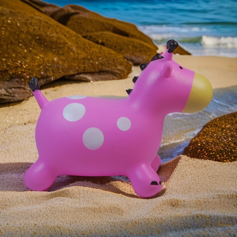 Fuchsia air pump, giraffe