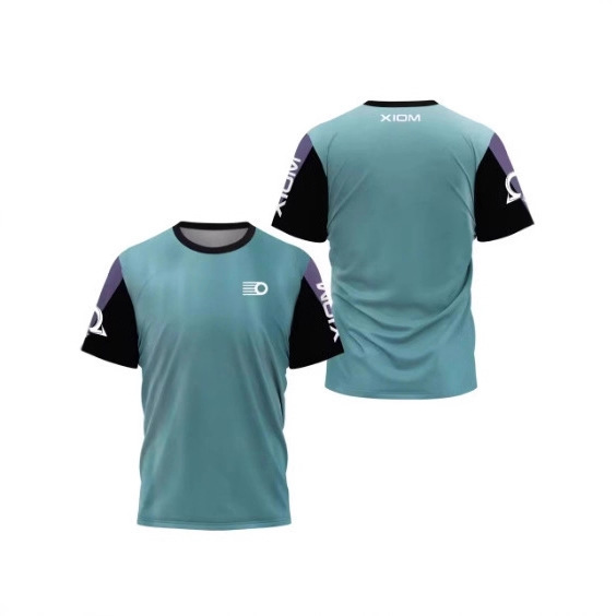 Quick-Drying T-Shirt 2025 Men's Table Tennis T-Shirt Official Website Paid Print Men's Summer Breathable Short Sleeve