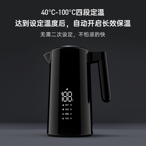 Car-mounted water heater 12V/24V universal truck smart portable 12V 220V home dual-use electric kettle cross-border