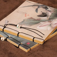 Ancient rhyme 28 retro handmade thread-bound sketch book antique sketch note diary Chinese ethnic ancient style