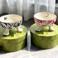G家のプリントペットの碗の陶磁器の猫の碗の猫の鉢の猫の食糧の碗の犬の碗の犬の食糧の碗のペットの用品