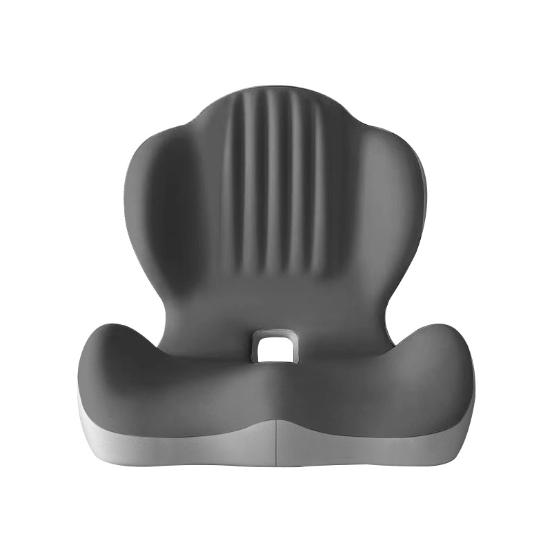 silla de oficina de algodón de memoria integrada con respaldo unido, silla de computadora de artefacto para sentarse mucho tiempo, cojín de protección de cintura para descompresión de la columna caudal