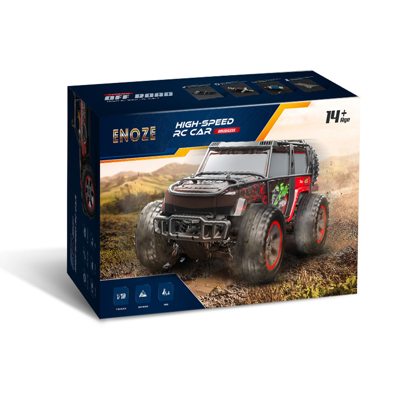 跨境热供儿童1:10四驱遥控无刷越野车亲子互动户外遥控攀爬车玩具