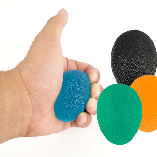Silicone gripper grip ball soft jelly feel egg ball rebound ball grip circle piano training finger strength device