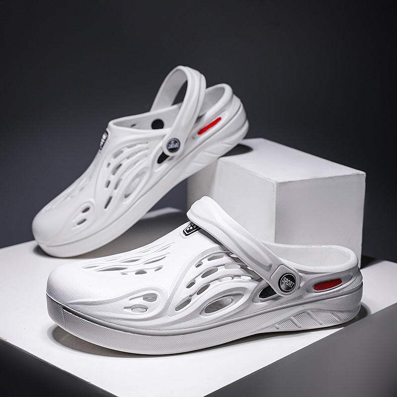 2025 Amazon verano para hombres sandalias de balde stand-alone pareja sandalias al por mayor zapatos de agujero de playa para hombres image 5