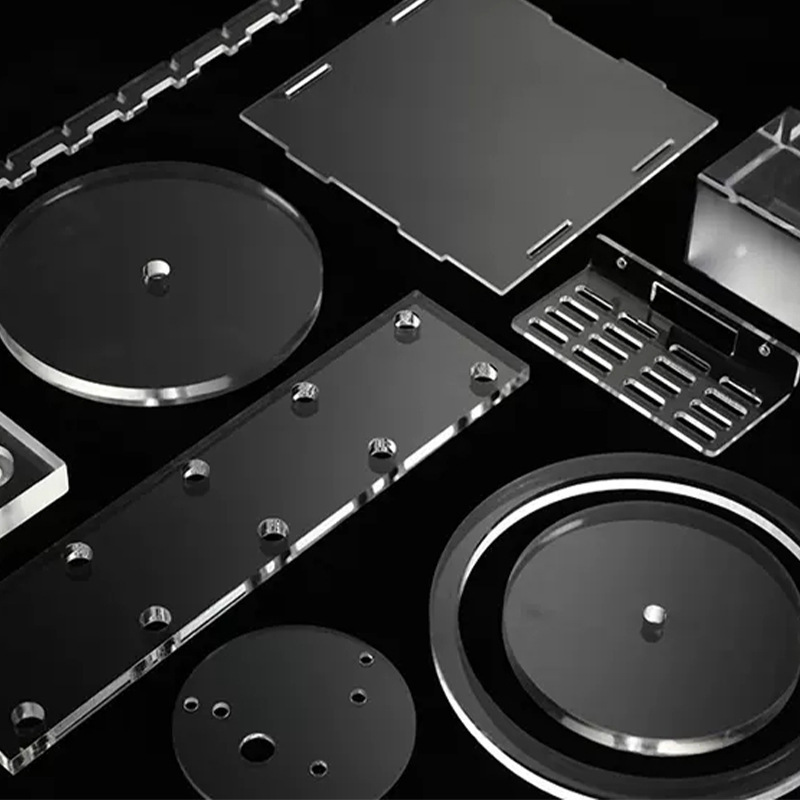 供应亚克力板透明diy手工材料塑料隔板黑白色有机玻璃板现货批发