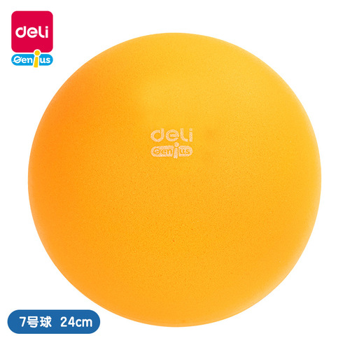 Deli Silent Basketball Bouncy Ball Children's Shooting Toy Silent Small Ball Indoor Ball Sponge Special for Toddlers