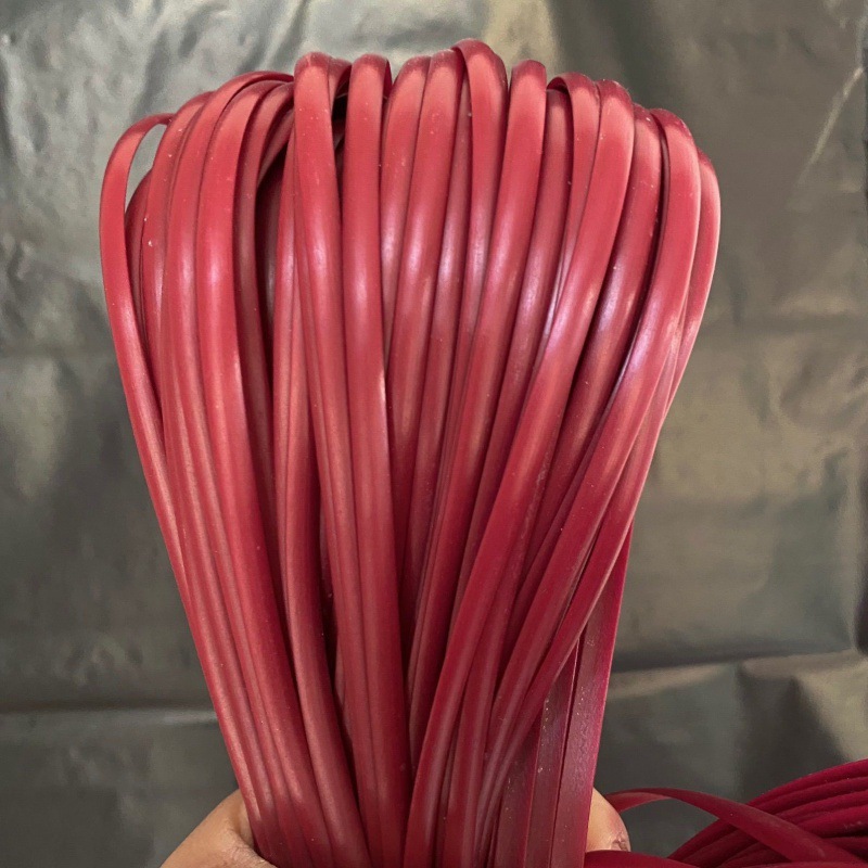 Imitación de ratán 5mm material de tejido de ratán plano hilo de ratán bolsa tejida de ratán de imitación bricolaje sellado de ratán de plástico hecho a mano