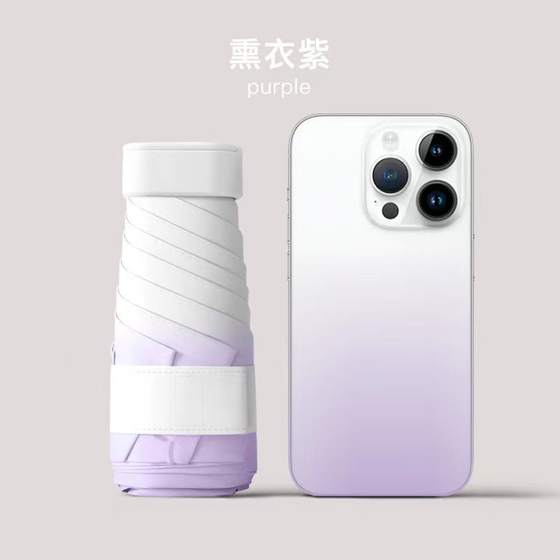 Seis veces color degradado púrpura