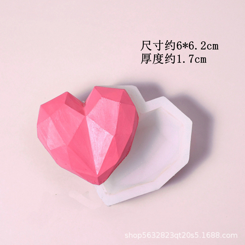 다이아몬드 사랑 실리콘 몰드