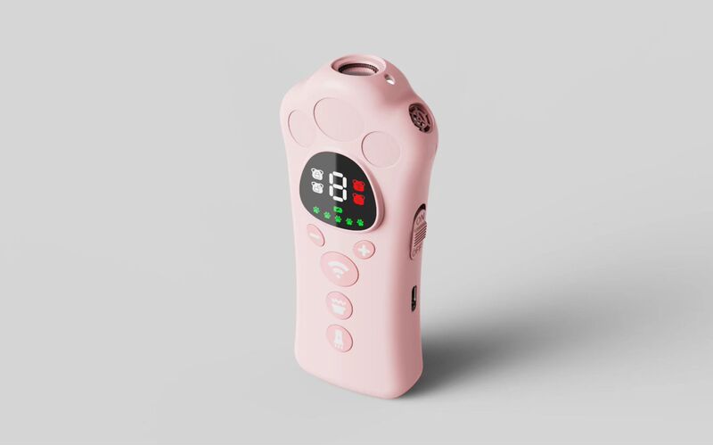 跨境新款带加减赫兹电显三头超声波驱狗器训狗器训练器止吠器尾灯|undefined