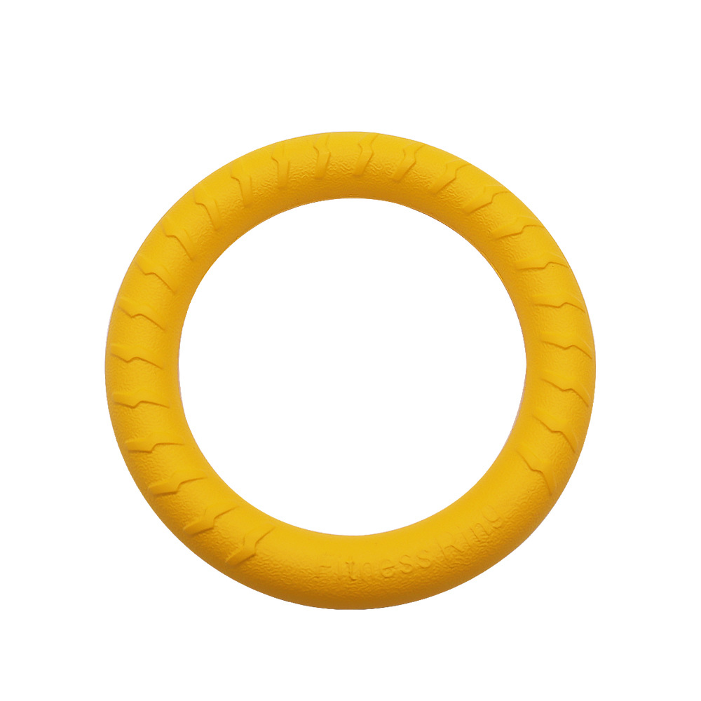 Juguete para perros EVA, autoentretenimiento, alivia el aburrimiento, duradero, resistente a las mordidas, indestructible, pelota para perros grandes con anillo de tracción.