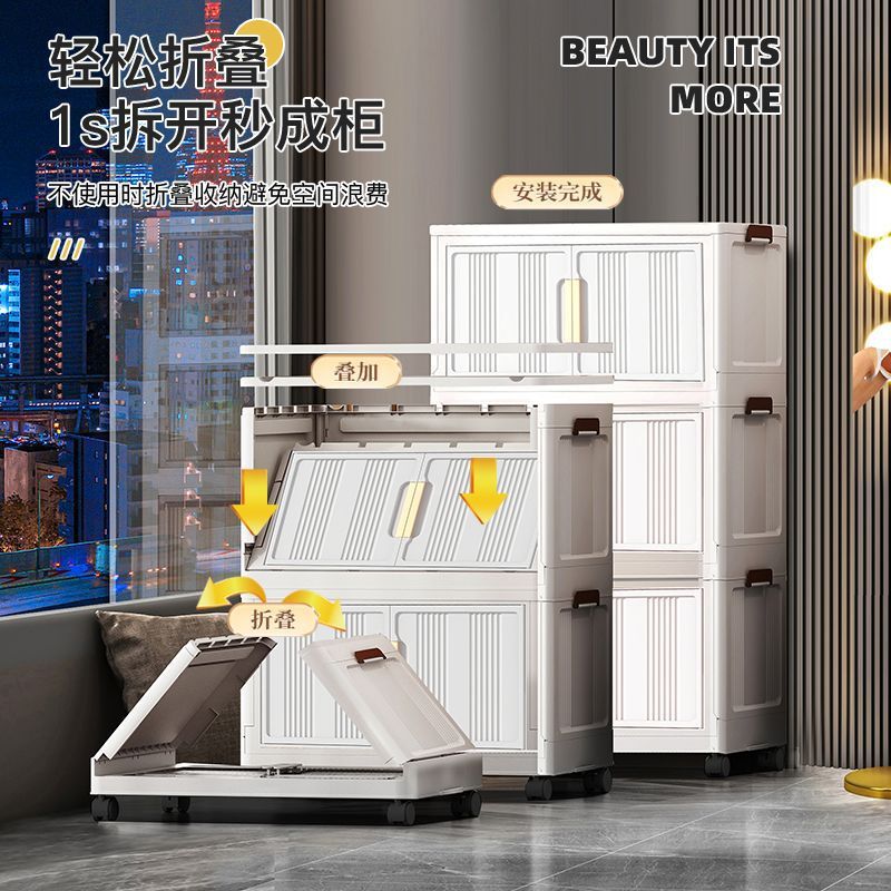 高颜値幅56cmバッグ収納キャビネット透明可視ダブルドアぜいたく品展示キャビネットプーリー付きロッカー|undefined