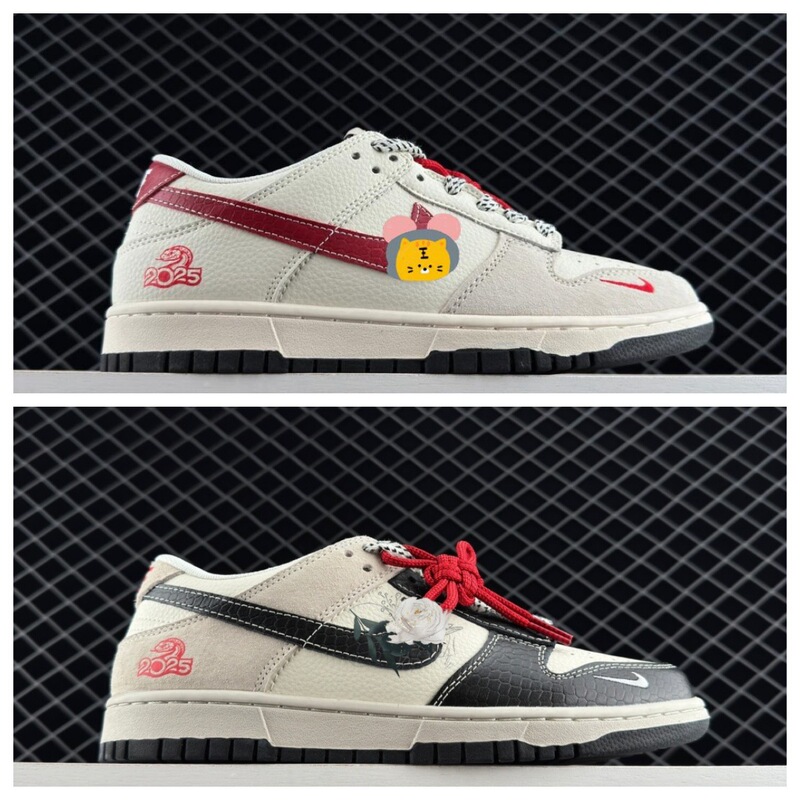 Putian Shoes Sb Dunk Low 2025 New Year of the Snake Limited Edition Sneakers Couple Sports Low-Top Casual Shoes