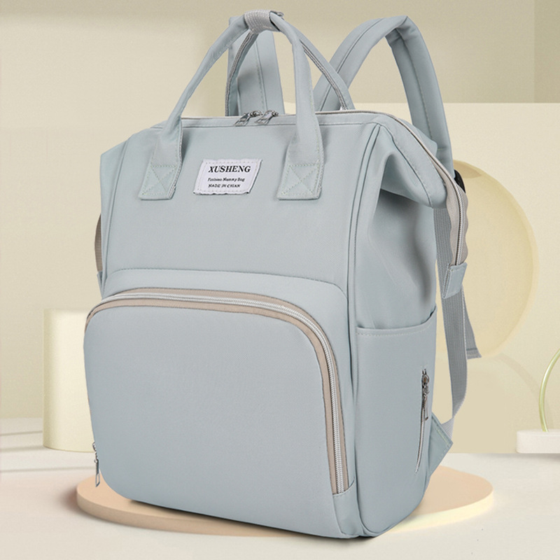 Nueva bolsa de mamá de gran capacidad de aluminio de aislamiento térmico a prueba de salpicaduras bolsa de moda para madres y bebés multipropósito mochila de viaje para niños